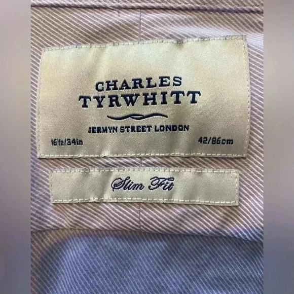 Charles Trywhitt Mens Dress Long Sleeve Button Up Shirt - Picture 4 of 6